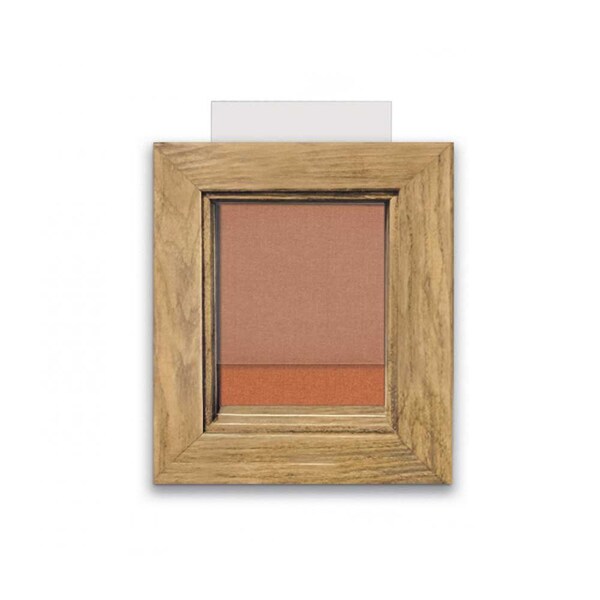 Outdoor Enclosed Combo Board, 48"x36", Bronze Frame/White Porc & Surf